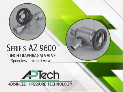 SeriesAZ 9600 New Product - 1 INCH DIAPHRAGM VALVE Springless – Manual Valve