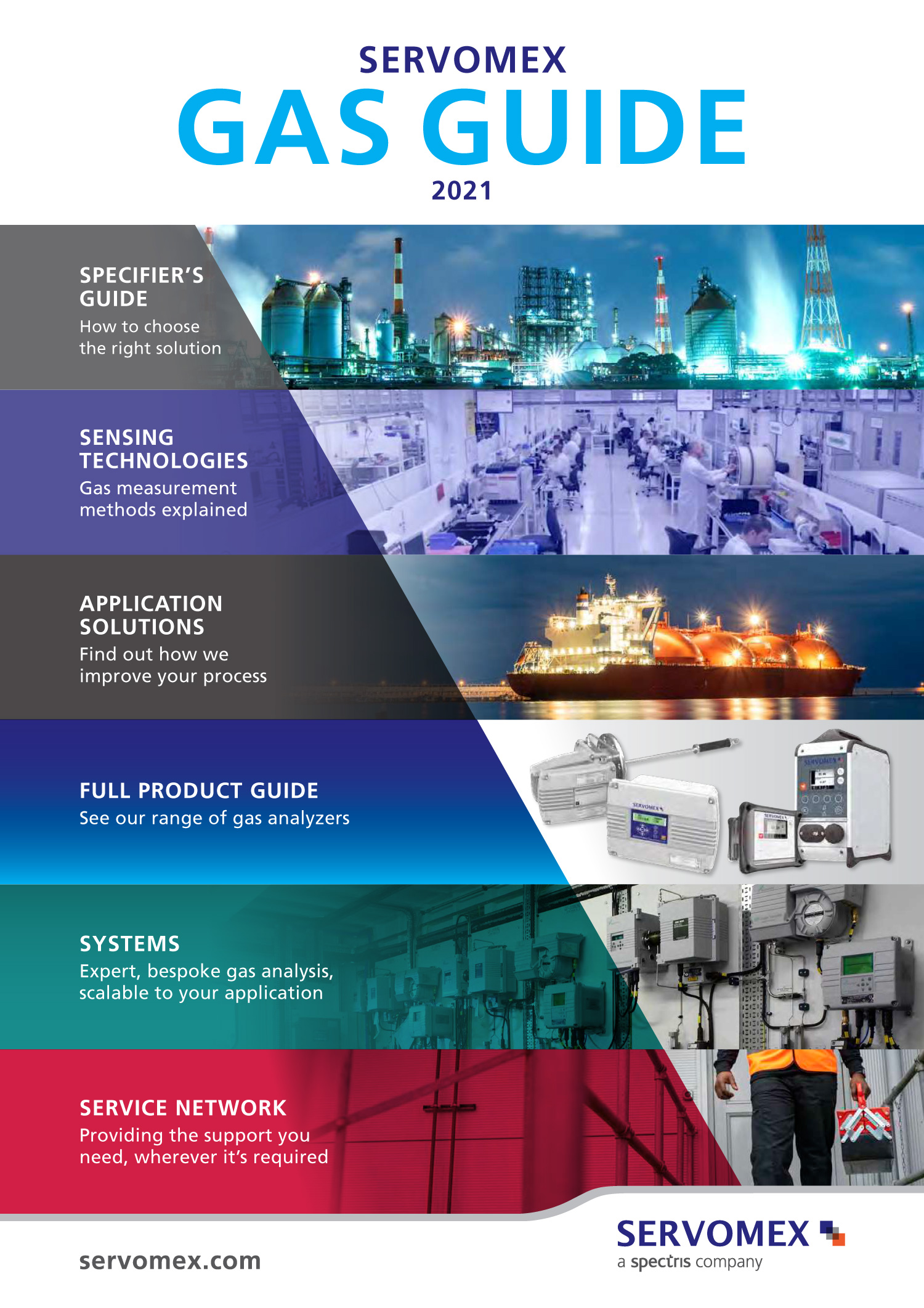 SERVOMEX 2021 Gas Guide is a comprehensive handbook offering everything you need to know about its gas analysis and sensing solutions - Discover SERVOMEX best analysis for your industrial applications.