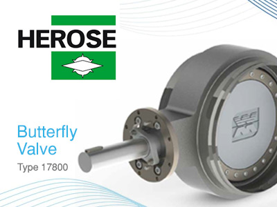 HEROSE supplies the butterfly valve Type 17800 exclusively for the entire ship's Fuel Gas Supply System (FGSS) with LNG storage tanks, bunkering manifolds, cold box units up to the engine or gas turbine in the temperature range down to -196°C.
