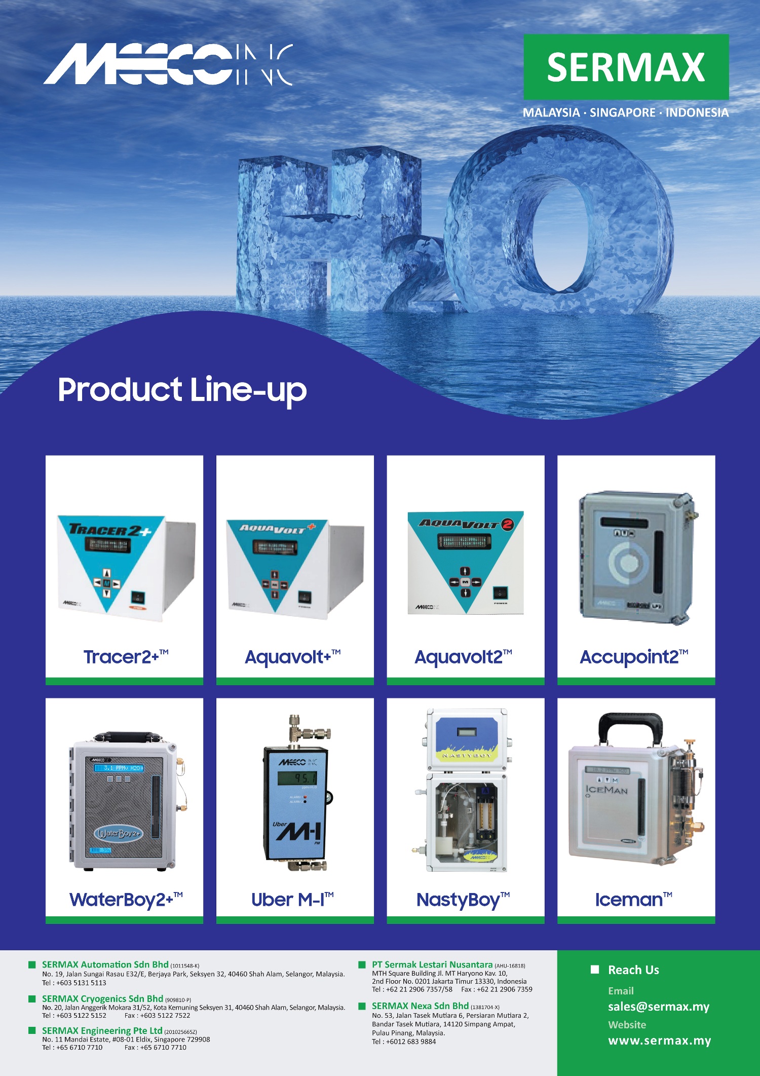 MEECO INC products available in Malaysia, Singapore & Indonesia